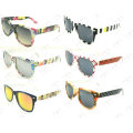 Nuevas gafas de sol vendedoras calientes del wayfarar UV400 del patrón colorido (20131)